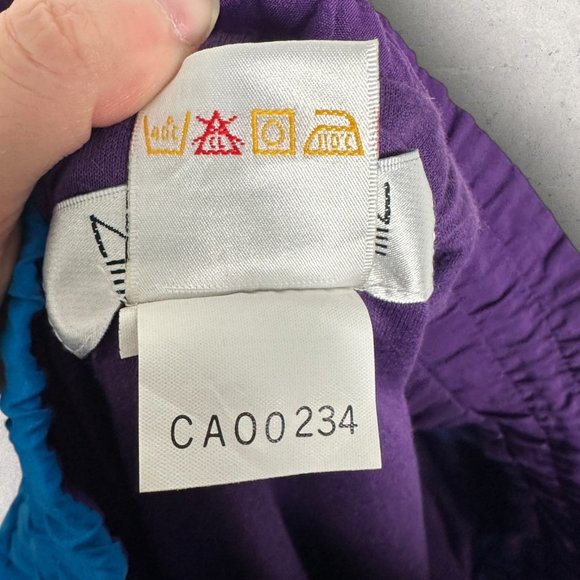 Vintage Northern Spirt Nylon Windbreaker Pants Size Medium Elastic Waist 80s 90s - Picture 8 of 12